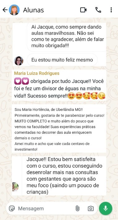 Depoimento Aluna Metamorfose